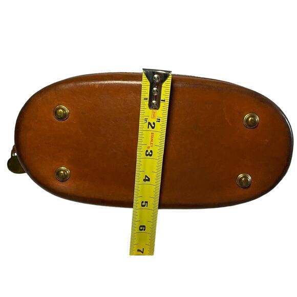 Vintage Dooney & Bourke Handbag  Large Navy Crossbody  Leather - Picture 8 of 9